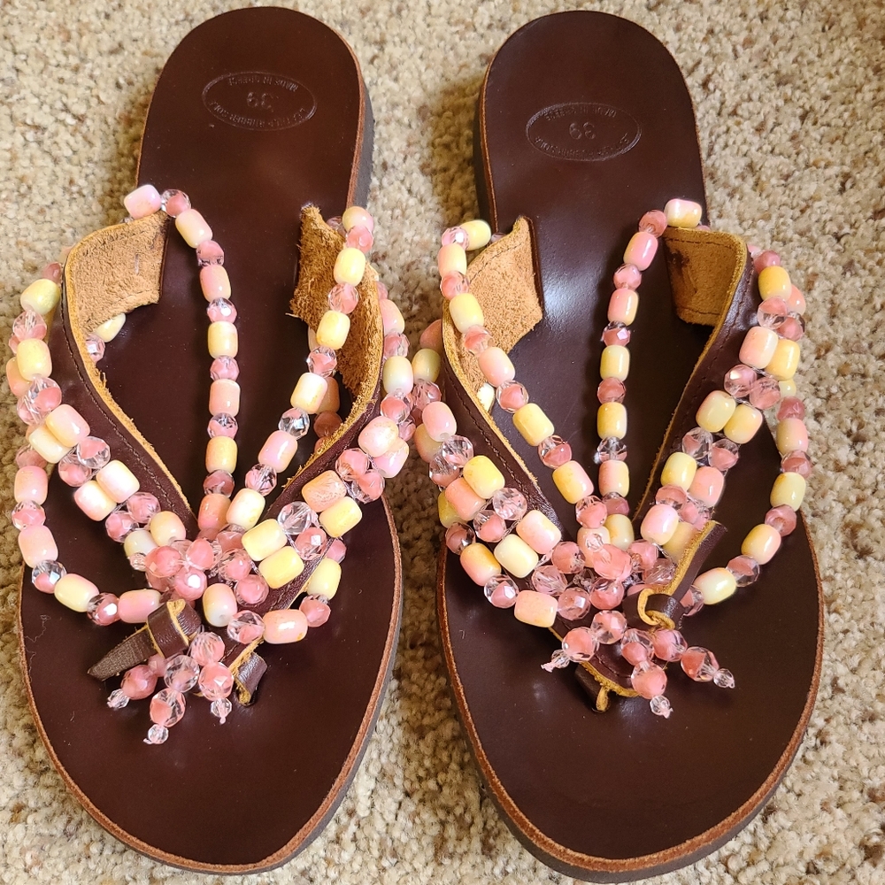 Bonbon M leather rubber sole Slippers Woman’s 39